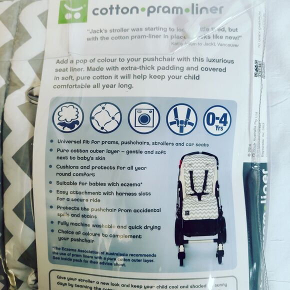 Baby Universal Car Seat Protector Liner Padded Soft Cotton For Baby New - Picture 4 of 7